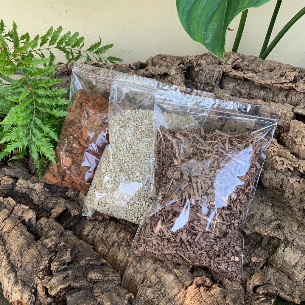 樹皮 / 蛭石 / 木屑 / 水苔 資材 鹿角蕨 介質 胡桃木木屑 透氣 排水