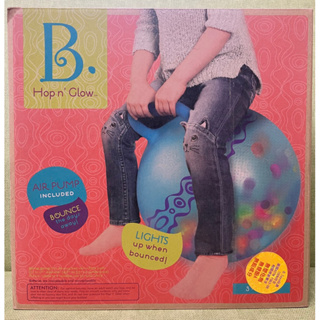 「全新正版現貨」美國 B.Toys 感統玩具-蹦蹦金魚健力球 藍色