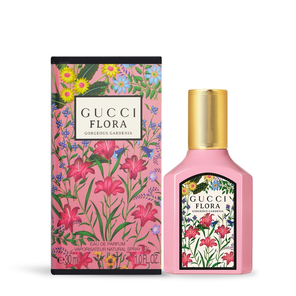 GUCCI FLORA GOREGOUS GARDENIA幻夢梔子花女性淡香精30ml (拆膜)