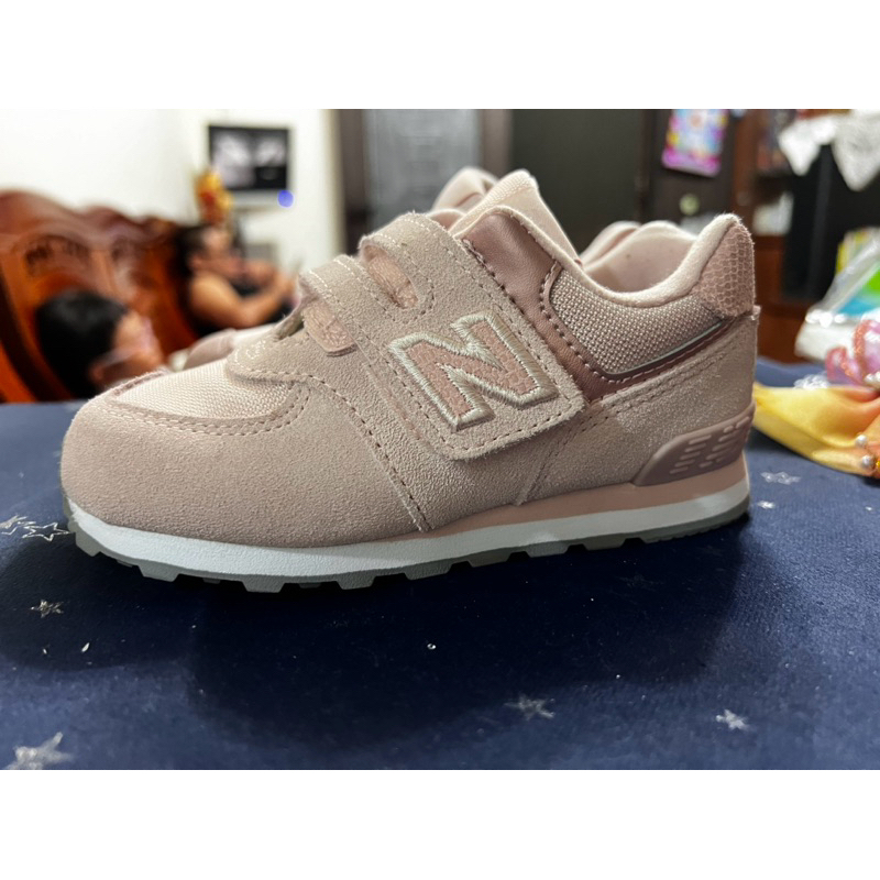 （全新）New Balance 574 W 童鞋 小童 休閒鞋 魔鬼氈 粉 IV574EP1 9C/15cm