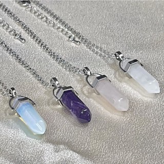 【CPMAX】能量淨化 天然石吊墜 六角柱水晶項鏈 磁場 正能量項鍊 項鍊 飾品 水晶項鍊 正能量【CS30】