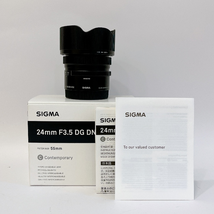 ( 廣角定焦 ) SIGMA 24mm F3.5 DG DN for SONY  E接環 廣角定焦鏡頭 二手鏡頭