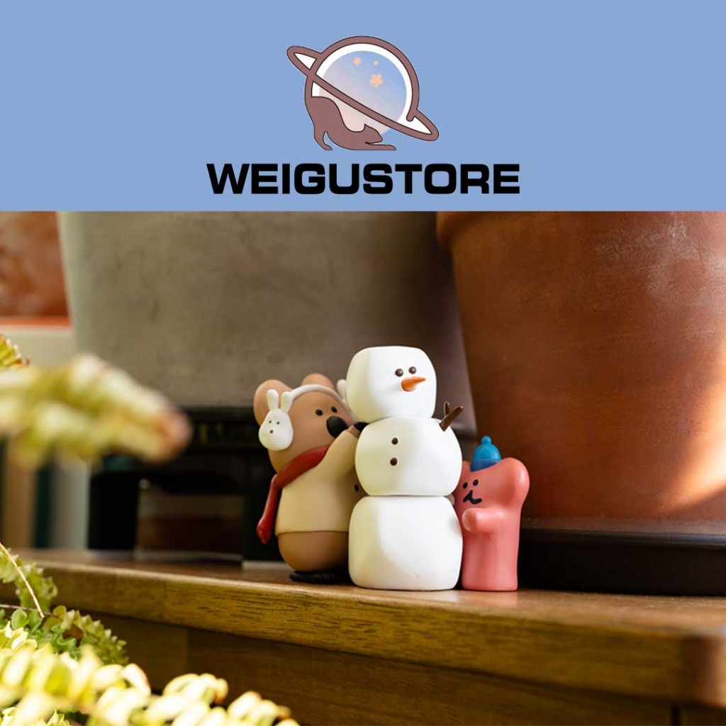 [Weigu Store] 現貨 Dinotaeng Snowman Stack Quokka BOBO 堆雪人 公仔