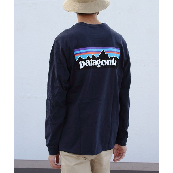 《正品》 Patagonia P-6 長袖上衣 Logo長Tee 薄長袖 日本代購 長袖