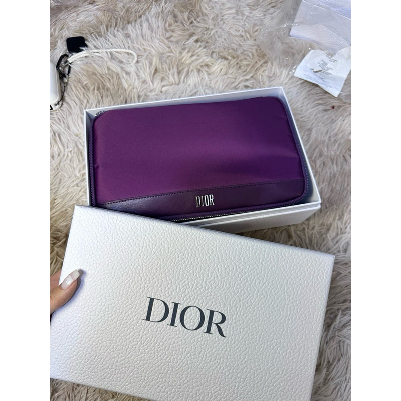 Dior 迪奧-化妝包刷具組-限量紫[全新］#Dior#迪奧#專櫃#化妝包