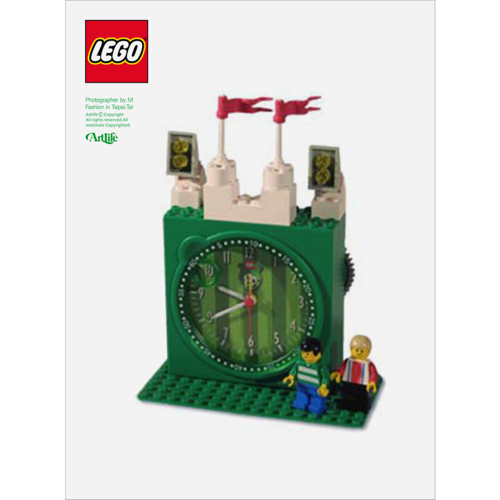 Artlife ㊁ LEGO 2001 TIME #7399 Stadium F​OOTBALL 樂高 足球 時鐘