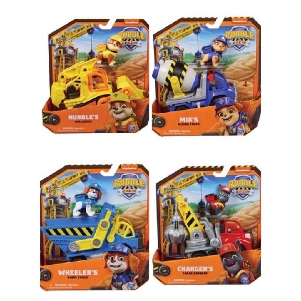 《正版》Paw Patrol - 汪汪隊立大功 Rubble & Crew 基本車輛組