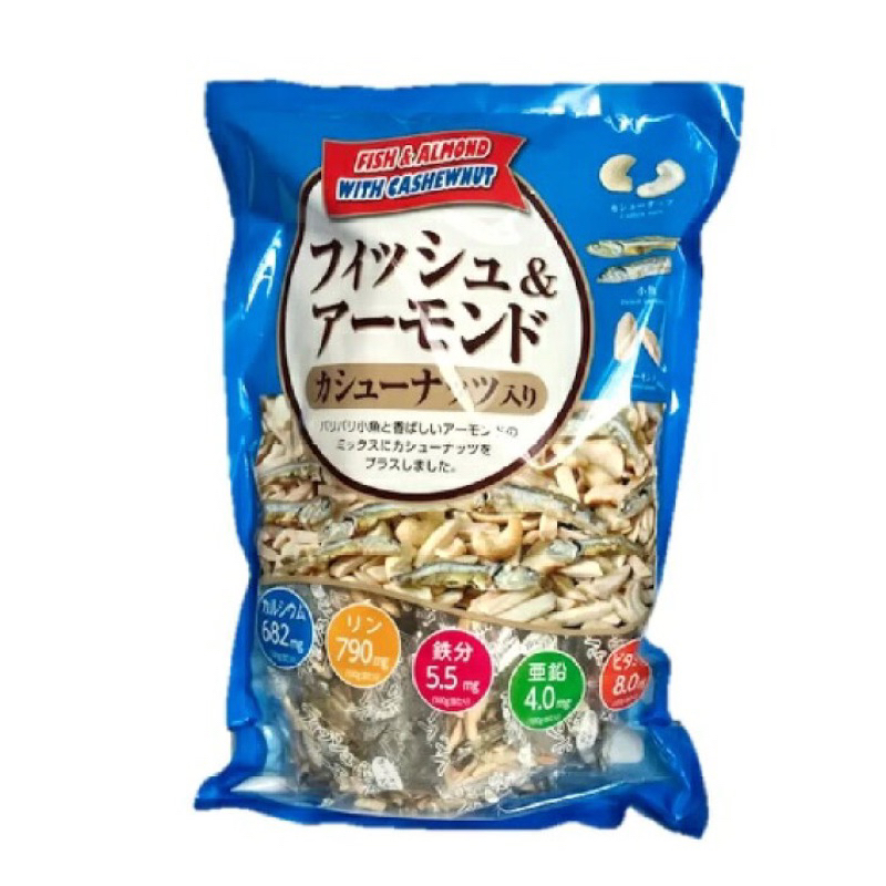 每週三採買隔周抵台日本好市多改包裝加量限定大容量杏仁小魚乾420g