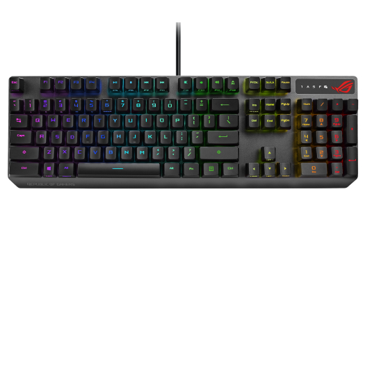 【全新未拆】ASUS 華碩 ROG Strix Scope RX RGB 光學機械鍵盤 搭載ROGRX 光學機械軸 青軸