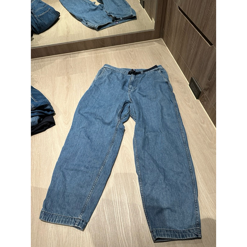 二手美品THE NORTH FACE PURPLE LABEL 2023 Denim Wide NT5357N 34腰