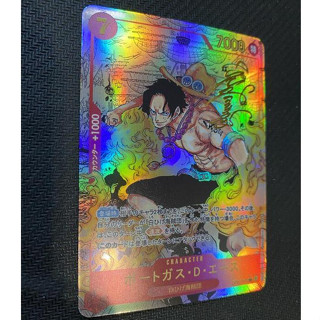 玩具主義) 航海王 手工同人卡 漫畫 艾斯 簽名卡 閃卡《實品拍攝》海賊王 簽卡 收藏卡 OPCG