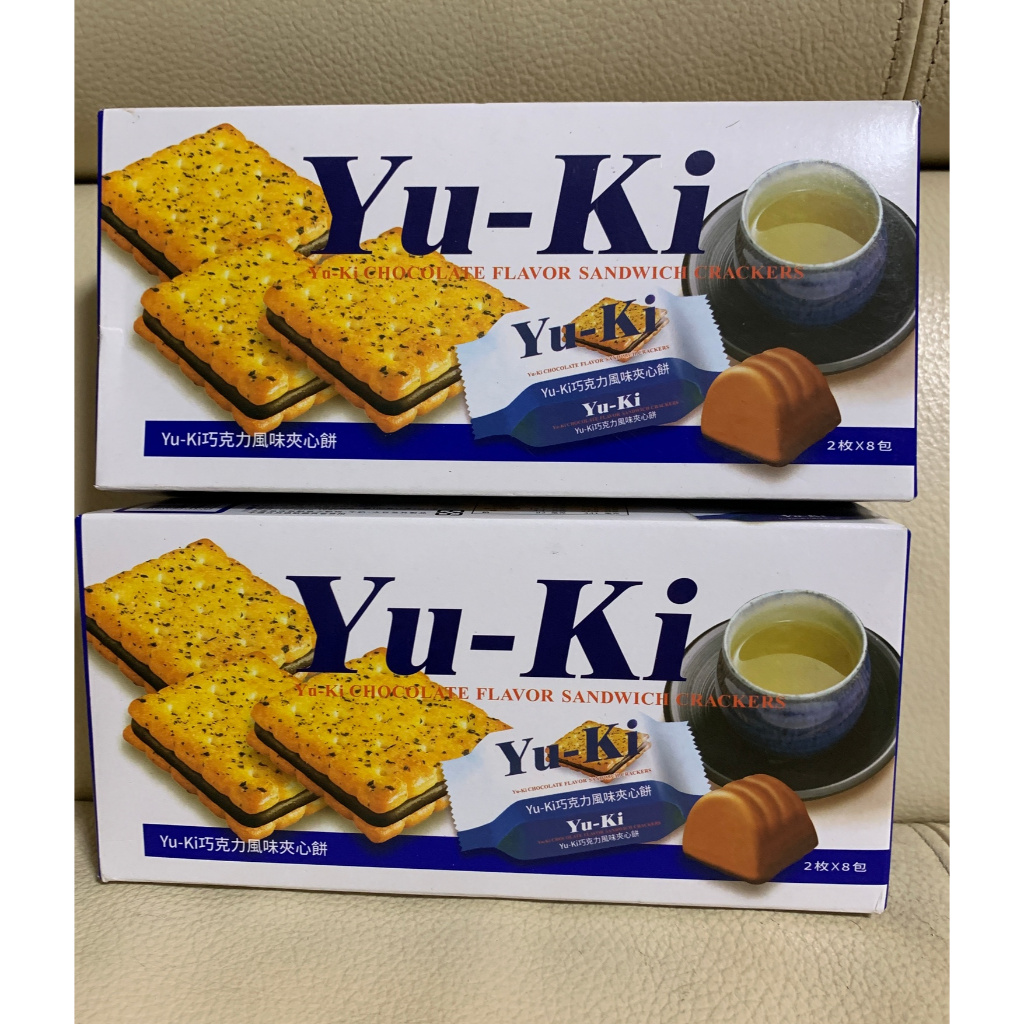 Yu-Ki yuki 餅乾夾心餅乾巧克力、花生口味 150g