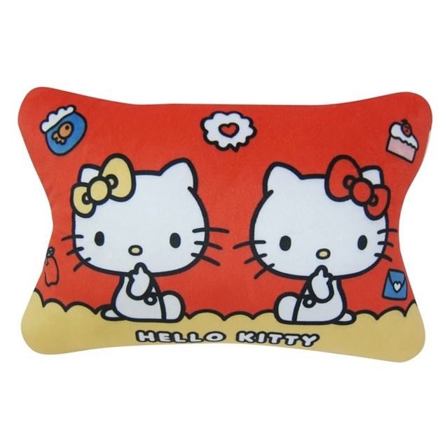 Hello Kitty 可愛物語系列 座椅頸靠墊 護頸枕 頭枕 午安枕 1入 PKTD018R-04