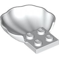LEGO 6097097 18970 白色 海扇 貝殼 蚌殼 SHELL