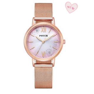 CITIZEN 星辰 WICCA系列太陽能臺灣限定款浪漫2顆水晶臺灣獨賣30.2mm(KP5-166-97)