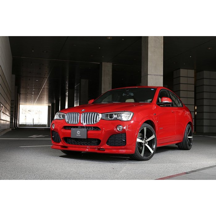 3D design BMW F26 X4 M-Sport 前唇擾流板【YGAUTO】