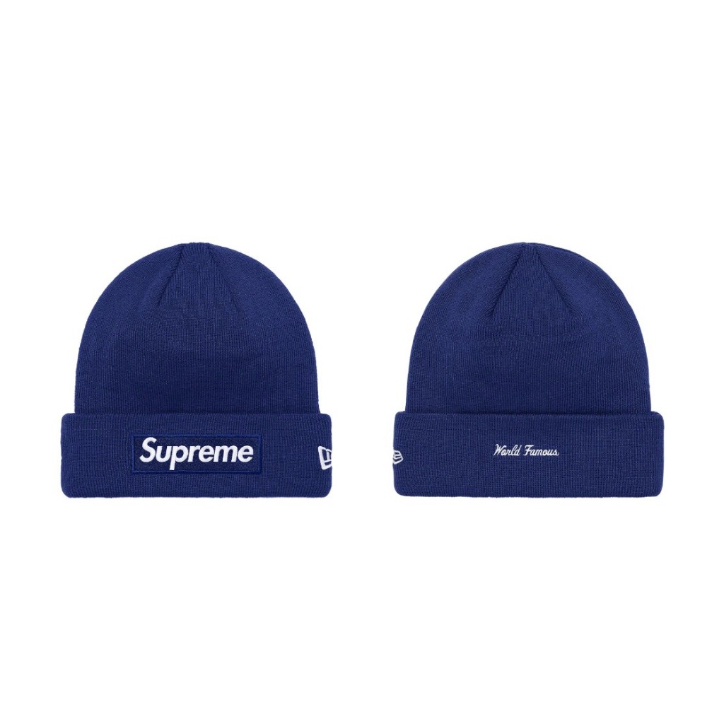 Supreme x New Era box logo beanie 針織帽 毛帽