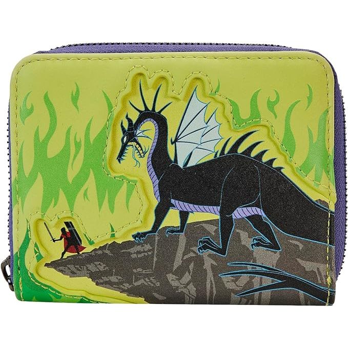 預購❤️正版❤️ 美國迪士尼 Loungefly Maleficent 皮夾‘錢包卡夾 包包米奇 黑魔女 Dragon