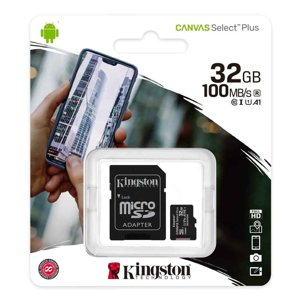 金士頓 Kingston Canvas Select Plus microSD 記憶卡 網路攝影機加價購