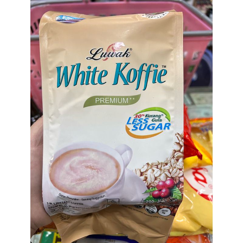 Luwak白咖啡減糖版/kopi luwak less sugar印尼熱銷白咖啡