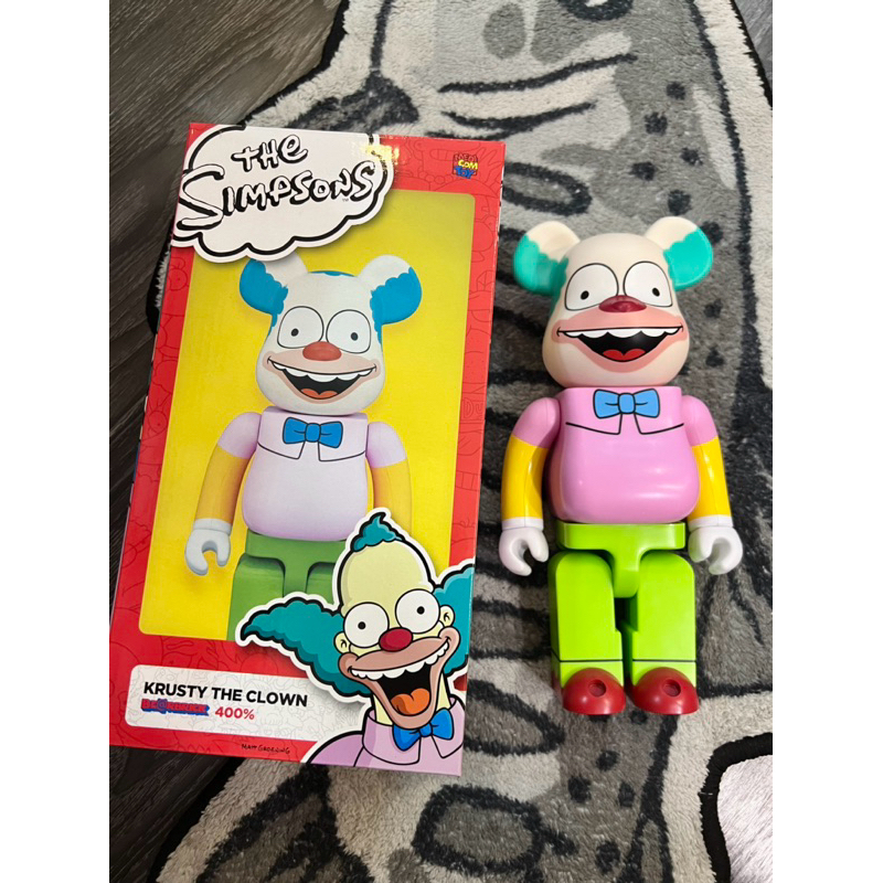 BLS • 拆檢 BE@RBRICK 400% KRUSTY 小丑庫斯提 SIMPSONS 辛普森 小丑 庫柏力克熊