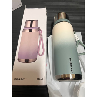 輕奢保溫杯 保溫瓶 316不鏽鋼 大容量 800ml 隨身保溫瓶 隨行杯 咖啡杯