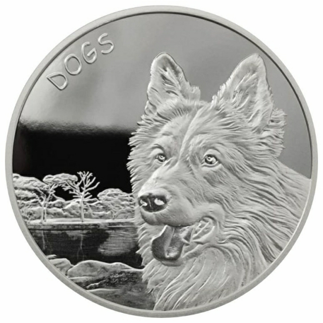2023斐濟狗1盎司銀幣
