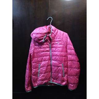 二手 Puma 女 連帽羽絨外套 桃紅色 貨號(901011) L 適身高162-168CM