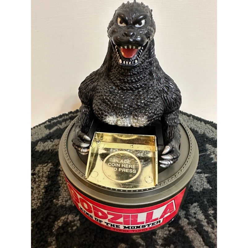 哥吉拉 儲金箱 存錢筒 Godzilla 發條功能故障 僅能當擺飾