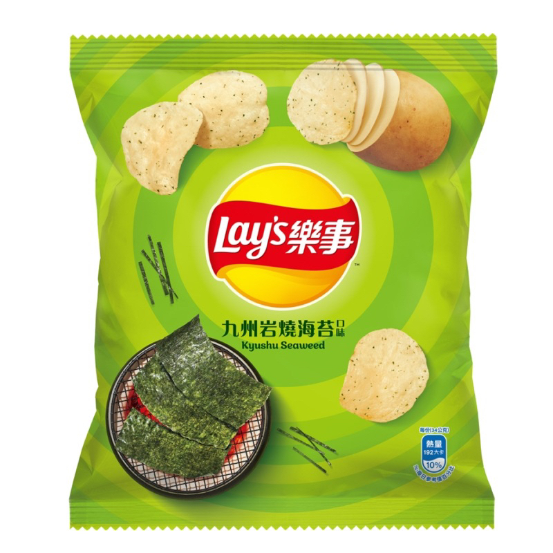 Lays樂事 海苔原味洋芋片59.5g 賞味期限：2024.04.18以後 一單不超過6包