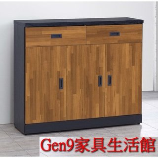 Gen9 傢俱生活館..雙色積層木4x3.5尺鞋櫃(A134)(木心板)-SB#913-1..台北地區免運費!!