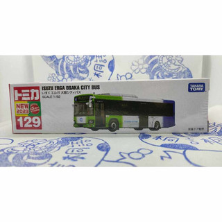 (現貨) Tomica 2023 新車貼 129 Isuzu Erga Osaka City Bus 大阪巴士
