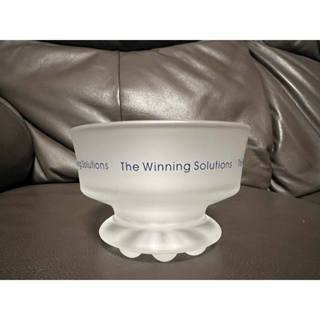 【全新】The Winning Solutions霧面玻璃聖代冰淇淋杯 優格杯 點心杯 老件收藏 特殊造型杯 甜點杯