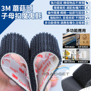 3M 子母扣 蘑菇頭 魔鬼氈 魔鬼沾 背膠魔鬼氈 魔術貼 無痕雙面膠 無痕貼 3m 雙面膠 行車紀錄器 辦公 居家 適用