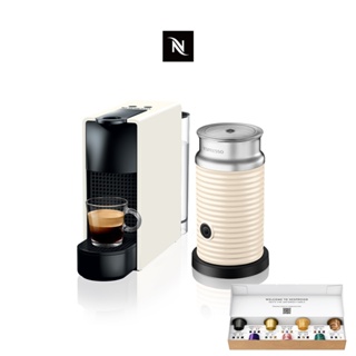 【Nespresso】膠囊咖啡機 Essenza Mini(五色任選)Aeroccino3奶泡機組合(贈咖啡組)