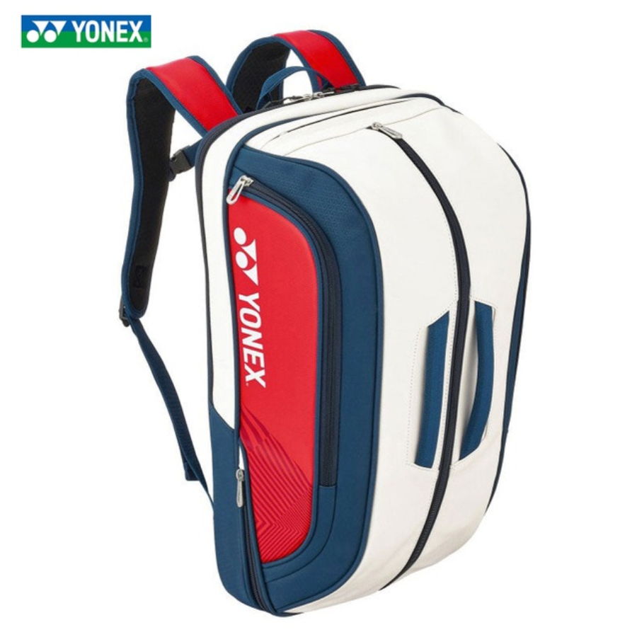 全新 Yonex yy BA02312EX 網球拍包 網球包 背包 羽球包 雙肩包 大容量 白紅
