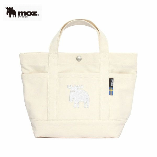 日本進口 日版 Moz 來自知名北歐雜貨品牌moz可愛麋鹿中型托特包 還有小刺蝟