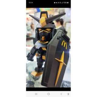 現貨實拍 麥當勞 聯名 RX-78-2 GUNDAM 鋼彈 模型 玩具 麥當勞鋼彈 高達戰士 拿盾牌 擺設 收藏