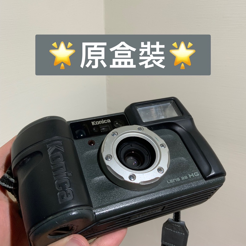 原盒美品❗️現場監督 28HG 底片相機 Konica 柯尼卡 防塵 135mm 傻瓜相機