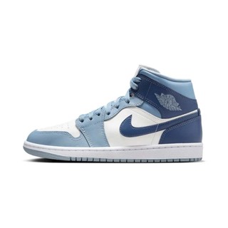 Air Jordan 1 Mid W "Blue" 藍 女鞋 男女段 BQ6472-140