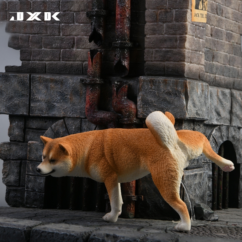 【盧卡斯偷椅子】預購 正版 JXK 1/12 柴犬抬腿款 柴犬 赤柴 黑柴 白柴 柴犬 動物 仿真 公仔 模型
