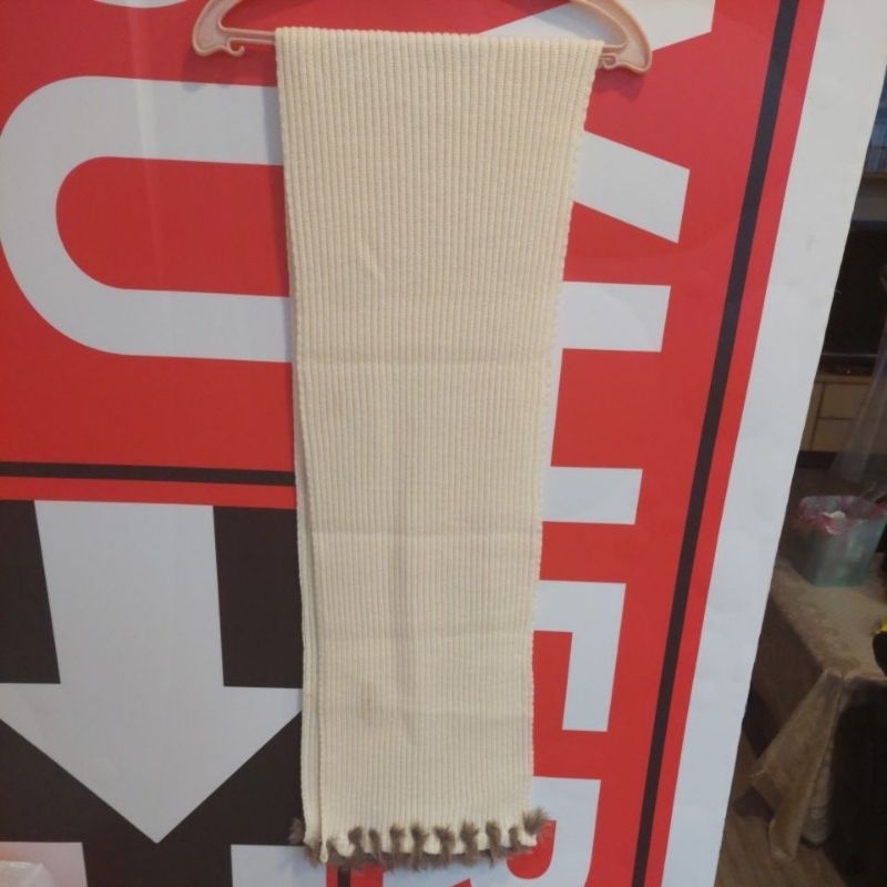 全新~日本製毛料圍巾