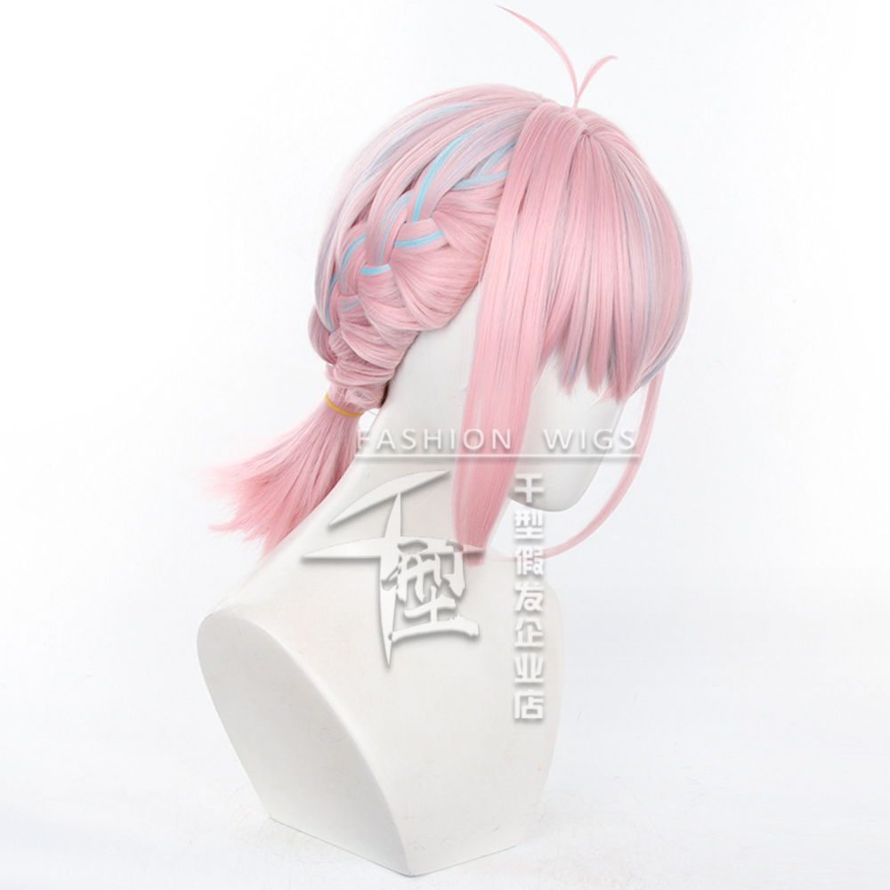 初心者♡在台現貨♡Cosplay 假髮 雙子星粉 FRAGARIA MEMORIES 雙子星 粉色 短髮 cos