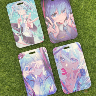 【現貨】💳初音未來 悠遊卡套 證件套 信用卡套 PVC收納 滑蓋 掛繩 多功能