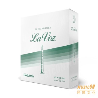 【民揚樂器】美國 RICO LV-C La Voz 降B調 豎笛竹片 黑管竹片 Clarinet 1.5~4號 10片裝