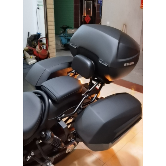 Rebel 500S機車後備箱 適用於 本田 叛逆者500改裝後座包 rebel500S  Rebel 500收納箱大容