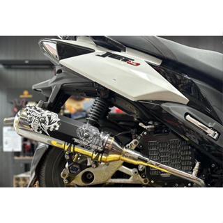 誠一機研 Bumblebee 黃蜂管 SS2 SS1 HR1 側繞 排氣管 JET SL 125 三陽SYM 改裝 水冷