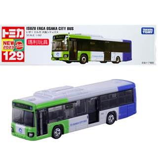 【瑪利玩具】TOMICA多美小汽車 加長型 No.129 ISUZU ERGA 大阪巴士 TM129A4