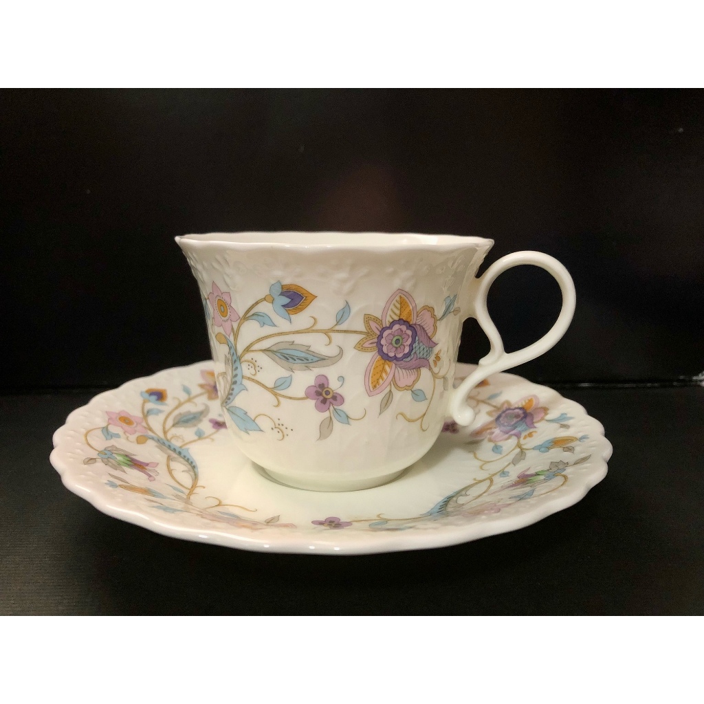 唐花草 🌺🌺 Milano 日本製 名瓷 鳴海 Narumi  骨瓷 茶壺 紅茶杯 茶杯 咖啡杯 杯 盤 1杯1盤