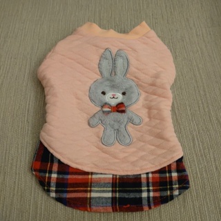 CREATIVE YOKO日本寵物服飾品牌立體蝴蝶結兔兔冬季服飾（二手出清）加贈撿便袋一卷